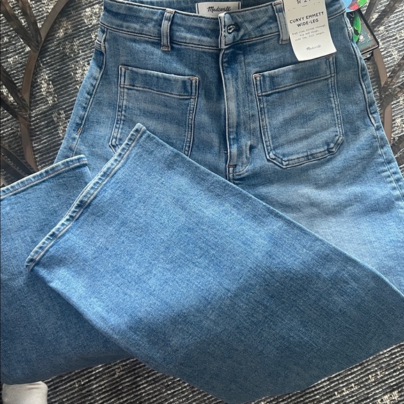 💙 NWT Madwell Curvy Emmett Wide-Leg Jean - Picture 6 of 6